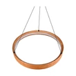 Pendul Trio LYNWOOD metal, lemn, acril, negru, maro, alb, LED, 28W, 3000K, 3300Lm - 355030130