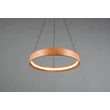 Pendul Trio LYNWOOD metal, lemn, acril, negru, maro, alb, LED, 28W, 3000K, 3300Lm - 355030130