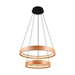 Pendul Trio LYNWOOD metal, lemn, acril, negru, maro, alb, LED, 37W, 3000K, 4300Lm - 355039130