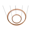 Pendul Trio LYNWOOD metal, lemn, acril, negru, maro, alb, LED, 37W, 3000K, 4300Lm - 355039130