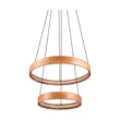 Pendul Trio LYNWOOD metal, lemn, acril, negru, maro, alb, LED, 37W, 3000K, 4300Lm - 355039130
