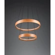 Pendul Trio LYNWOOD metal, lemn, acril, negru, maro, alb, LED, 37W, 3000K, 4300Lm - 355039130