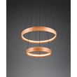 Pendul Trio LYNWOOD metal, lemn, acril, negru, maro, alb, LED, 37W, 3000K, 4300Lm - 355039130