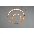 Pendul Trio LYNWOOD metal, lemn, acril, negru, maro, alb, LED, 37W, 3000K, 4300Lm - 355039130
