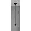 Pendul Trio SALA plastic, negru, E27 - 359100102