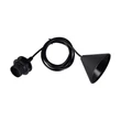 Pendul Trio SALA plastic, negru, E27 - 359100102