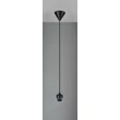 Pendul Trio SALA plastic, negru, E27 - 359100102