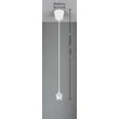 Pendul Trio SALA plastic, alb, E27 - 359190101