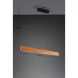 Pendul Trio EDGEWOOD metal, lemn, acril, negru, maro, LED, 27W, 2700-6000K, 3100Lm - 359710130