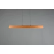 Pendul Trio EDGEWOOD metal, lemn, acril, negru, maro, LED, 27W, 2700-6000K, 3100Lm - 359710130
