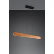 Pendul Trio EDGEWOOD metal, lemn, acril, negru, maro, LED, 27W, 2700-6000K, 3100Lm - 359710130