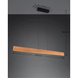 Pendul Trio EDGEWOOD metal, lemn, acril, negru, maro, LED, 35W, 2700-6000K, 4150Lm - 359719130