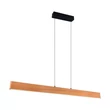 Pendul Trio EDGEWOOD metal, lemn, acril, negru, maro, LED, 35W, 2700-6000K, 4150Lm - 359719130