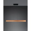 Pendul Trio EDGEWOOD metal, lemn, acril, negru, maro, LED, 35W, 2700-6000K, 4150Lm - 359719130