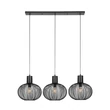 Pendul Trio GILA, metal, negru, E27 - Trio-365700332