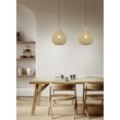 Pendul Trio JANNE metal, rattan, bej,E27 - 366790136