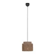 Pendul Trio SMILLA metal, iuta, negru, natural, E27 - Trio-366800136