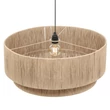 Pendul Trio SMILLA metal, iuta, negru, natural, E27 - Trio-366890136