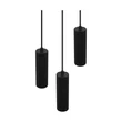 Pendul Trio SOKA metal, negru, GU10 - 367730332
