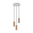 Pendul Trio SOKA metal, maro, GU10 - 367730365
