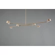 Pendul Trio CODA metal, acril, bej, GX53 - 369000643