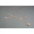 Pendul Trio CODA metal, acril, bej, GX53 - 369000643