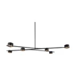 Pendul Trio CODA metal, acril, negru, auriu, GX53 - 369000680