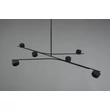 Pendul Trio CODA metal, acril, negru, auriu, GX53 - 369000680