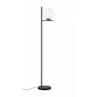 Lampadar Trio PURE metal, sticla, negru, alb, E14 - 402000132