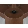 Lampadar exterior Trio SAMBESI metal, plastic, ruginiu, transparent, E27, IP44 - 404160324