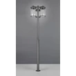 Lampadar exterior Trio SAMBESI metal, plastic, antracit, transparent, E27, IP44 - 404160342