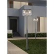 Lampadar exterior Trio SAMBESI metal, plastic, antracit, transparent, E27, IP44 - 404160342
