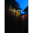 Lampadar exterior Trio ELVO metal, sticla, negru, transparent, E27, IP44 - 406960332