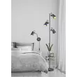 Lampadar Trio EDWARD metal, negru, E14 - 408800332