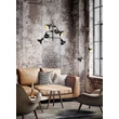 Lampadar Trio ROXIE metal, negru, E14 - 411900232