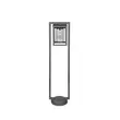 Lampadar exterior Trio LUNGA metal, sticla, antracit, transparent, E27, IP44 - 412060142