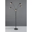 Lampadar Trio MARLEY, metal, negru, GU10 - Trio-412400532