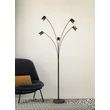 Lampadar Trio MARLEY, metal, negru, GU10 - Trio-412400532