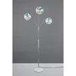 Lampadar Trio PAXTON metal, sticla, crom, transparent, E27 - Trio-416900306