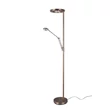 Lampadar Trio BARRIE metal, alama, LED, 2700K-4000K, 1x32W, 3700lm, 1x6W, 700lm - 424210304