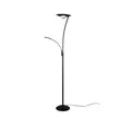 Lampadar Trio GRANBY metal, negru, LED, 2700K-3200K-4000K, 1x29W, 3400lm, 1x6.5W, 650lm - 424310232