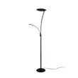 Lampadar Trio GRANBY metal, negru, LED, 2700K-3200K-4000K, 1x29W, 3400lm, 1x6.5W, 650lm - 424310232