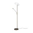 Lampadar Trio BRANTFORD metal, alama, LED, 2700K-3200K-4000K, 1x30W, 3500lm, 1x6.5W, 650lm - 425610204