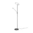 Lampadar Trio BRANTFORD metal, nichel, LED, 2700K-3200K-4000K, 1x30W, 3500lm, 1x6.5W, 650lm - 425610207