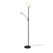 Lampadar Trio BRANTFORD metal, negru, LED, 2700K-3200K-4000K, 1x30W, 3500lm, 1x6.5W, 650lm - 425610232