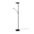 Lampadar Trio BRANTFORD metal, negru, LED, 2700K-3200K-4000K, 1x30W, 3500lm, 1x6.5W, 650lm - 425610232