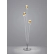 Lampadar Trio VERANO  metal, cristal, crom, transparent, LED, 19.5W, 2400lm, 2300K-3000K-4000K - Trio-454510306