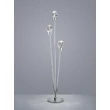 Lampadar Trio VERANO  metal, cristal, crom, transparent, LED, 19.5W, 2400lm, 2300K-3000K-4000K - Trio-454510306