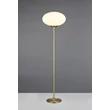 Lampadar Trio FOMENTO, metal, sticla, alama, alb, E27 - Trio-463100108