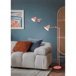 Lampadar  Trio COSIMA metal, piersica, E14 - 463900140